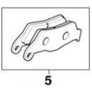 Kit of rear brake kits
